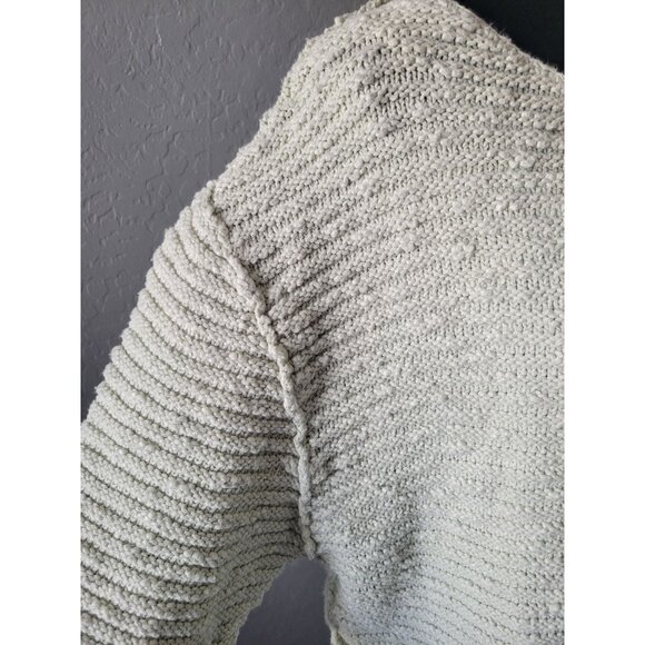 NWT Free People Light Green Chucky Knit Dolman Sleeve Oversized Sweater Size M - Picture 3 of 13